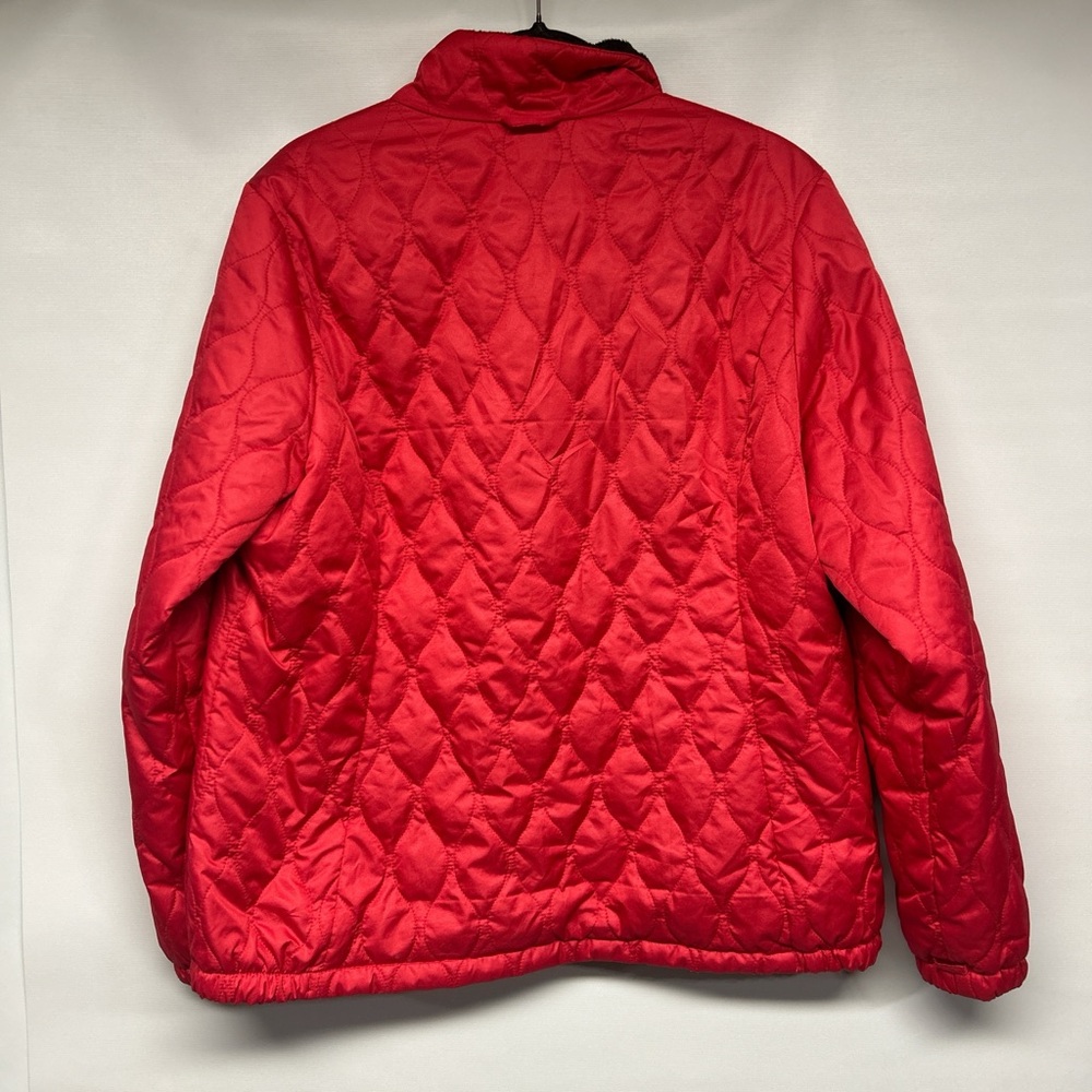 ZeroXposur Women's Red Quilted Puffer Jacket - Picture 3 of 3